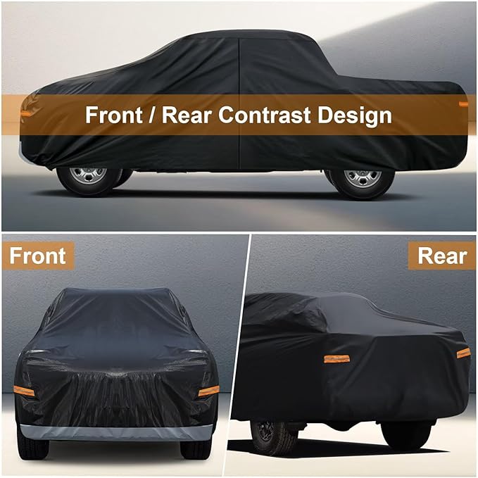 Kayme Truck Cover Custom Fit Ford Ranger Super Cab/Crew Cab Short Bed. Full - Image 5