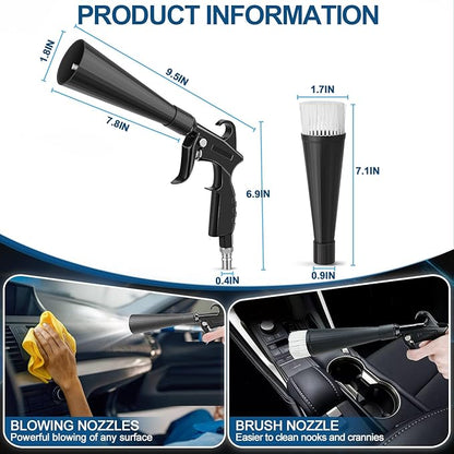 Detailing Car Cleaning Gun Interior Dryer Air Blow Gun, High Pressure Blower Gun - Image 6