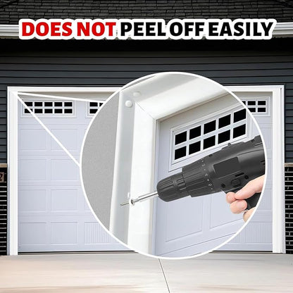 Garage Door Seal Top and Sides Seal Strip, 40FT Universal Garage Door Weather - Image 5