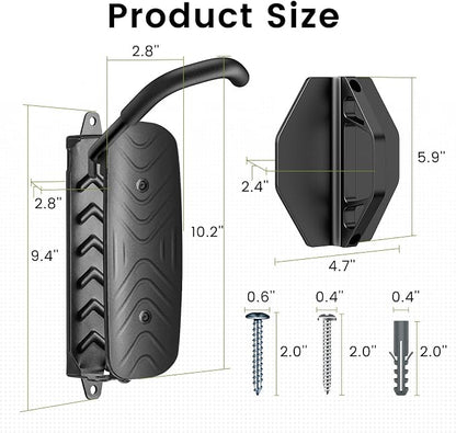 Swivel Bike Wall Mount, 150° Swivel Vertical Bike Rack Wall Hanger Holds up to - Image 7
