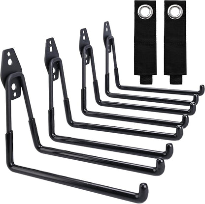 QUELIEN Large Garage Hooks, Heavy-Duty 7.5 in Cord Organizer by QUELIEN