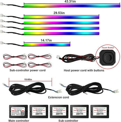 Dreamcolor Acrylic Interior Car Lights, AMKI Car LED Strip Light - Image 4