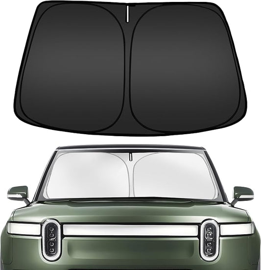 ARISMOTOR Windshield Sun Shade for Rivian R1S 2022-2025 2026, Custom Fit by ARISMOTOR