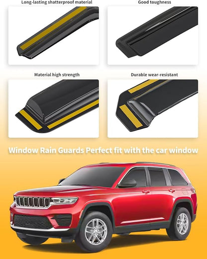 in-Channel Window Rain Guards Fit - Image 8
