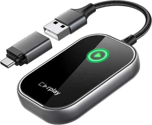 Wireless CarPlay Adapter, Converts Wired to Wireless CarPlay Dongle by Yilutong