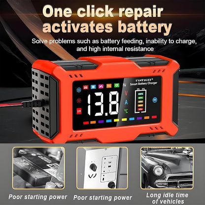 LiFePO4/Lead Acid Battery Charger Smart Battery Trickle Charger 12V 6A - Image 5