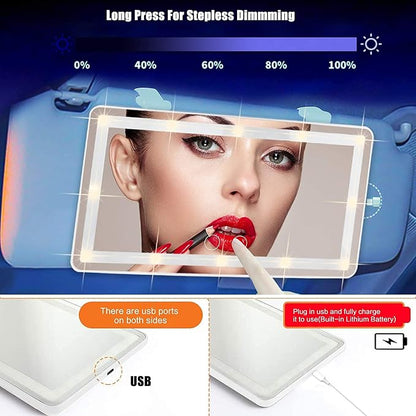 Car Sun Visor Vanity Mirror, Makeup Mirror - Image 5