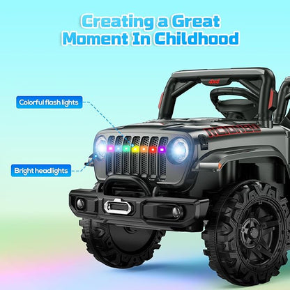SEALIGHT 12V Kids Ride On Car Truck w/Parent Remote Control, Children Ride On - Image 5