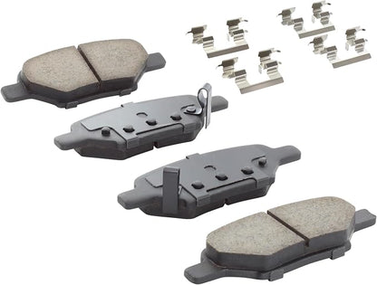 Premium Ceramic Rear Brake Pads Compatible - Image 2