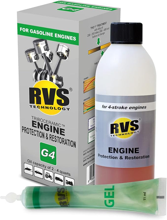 G4 Engine Oil Treatment, for Gasoline Engines by RVSTechnology