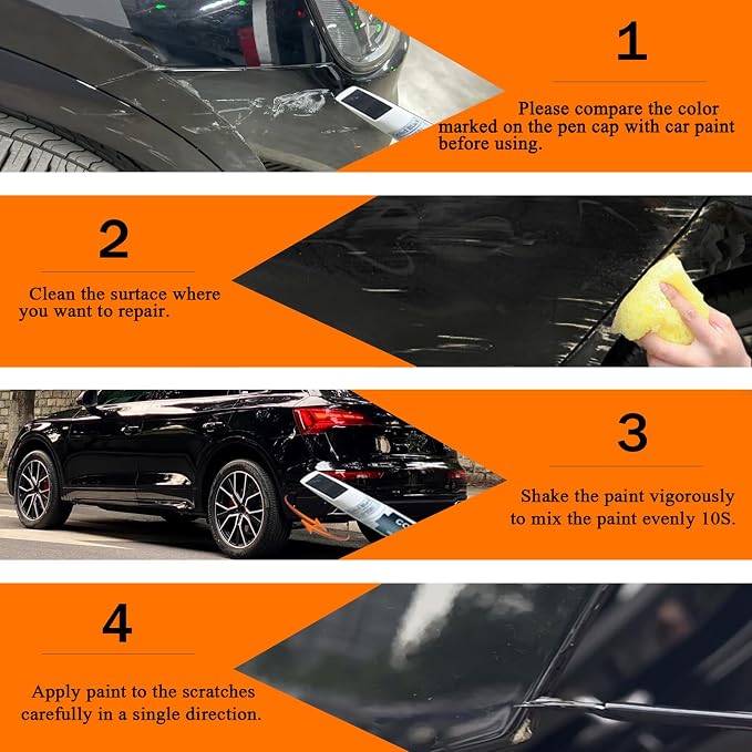 Brilliant Black Touch Up Paint Compatible - Image 6
