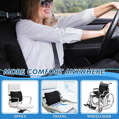 Lumbar Support Pillow for Office Chair Back Support Lumbar Pillow for Car - Image 7