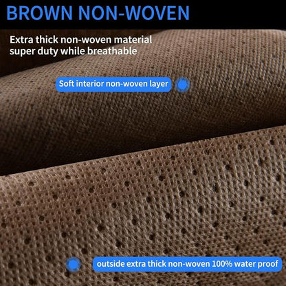Tecoom Car Cover Waterproof All Weather, Non-Woven Breathable Outdoor Car Covers - Image 6