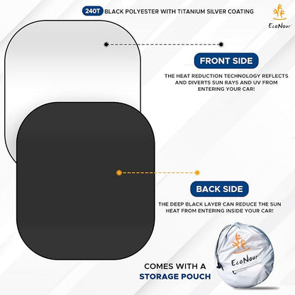 EcoNour Car Windshield Sun Shade Foldable | Front Windshield Shade - Image 7