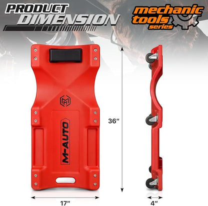 M-AUTO Plastic Rolling Garage Creeper - Image 2