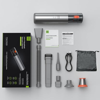 Minthouz Car Vacuum Portable Cordless, 3-in-1 Mini Handheld Vacuum, Strong - Image 8