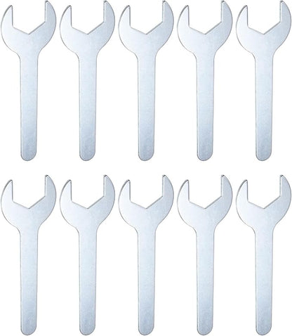 HARFINGTON 10pcs Small Wrench 24x115x2.8mm Metric U-Shaped Single Open Ended by HARFINGTON