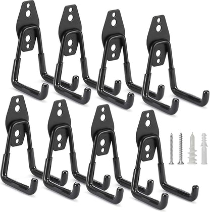 8 Pack Heavy Duty Garage Hooks Storage Organizer Wall Mount Power and Garden by LUPYJI