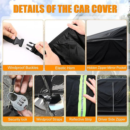 Waterproof Car Cover Compatible - Image 4