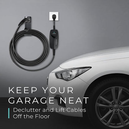 Lectron Electric Vehicle Charger Nozzle Holster Dock & J-Hook Combo - Image 2