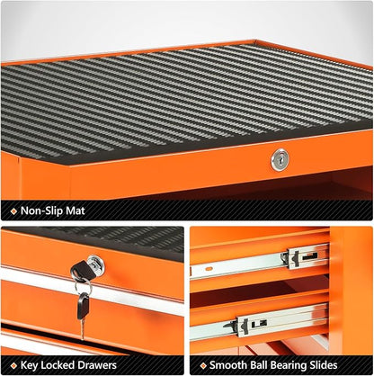 DNA MOTORING 3-Drawer Rolling Tools Chest, Rolling Tool Storage Cabinet - Image 6
