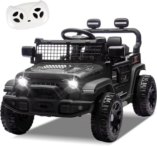 24V Ride on Toys with Parents Control, Ride on Truck Car with Four-Wheel by BCARORUR