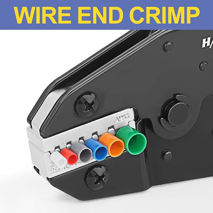 haisstronica Crimping Die for Ferrule Terminals, 24-8 AWG - Image 3