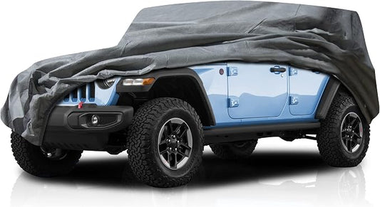 USCarCover 5 Layer All Weather Protection, Breathable Car Cover by DASHIELD