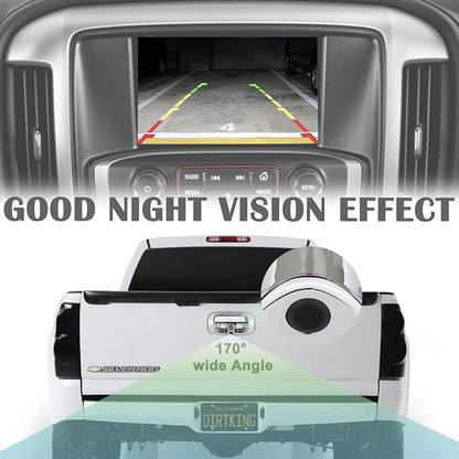Backup Camera Tailgate Handle Rear View Camera Liftgate Latch Handle Chrome - Image 5