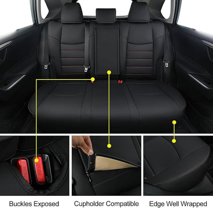 RISINGSTAR Rav4 Hybrid Seat Covers, fit 2019-2025 Toyota Rav4 Hybrid LE - Image 5