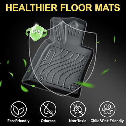Full Set Floor Mats Custom Fit for 2025 Toyota Camry 2025 All Weather Floor - Image 5