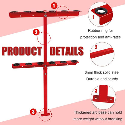 Vertical Hand Rack for Enclosed Landscaping Truck Trailer Garage or Shed Walls - Image 5