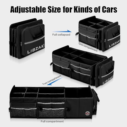 LIBZAKI Oversize 4 in 1 Car Trunk Storage Organizer - Image 3