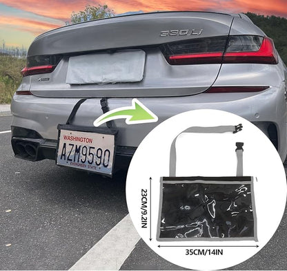 License Plate Holder with Hanging Strap, Test Drive Tag Bag, Dealer Plates - Image 2