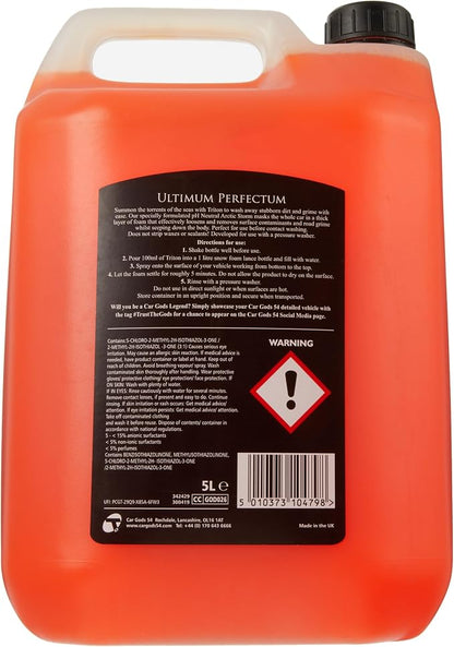 Car Gods Arctic Storm Super Thick Snow Foam Shampoo Orange Scent 170 Fl Oz - Image 2