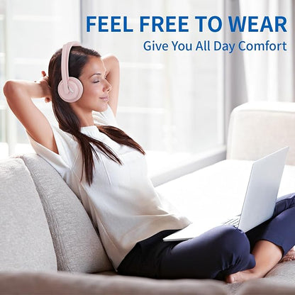 Wireless Headset with Mic, 2.4GHz Bluetooth Headset with AI Noise Cancelling - Image 3