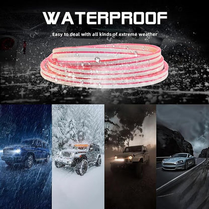 Car LED Strip Light For Trunk, 79Inch IP67 Silicone Waterproof Neon Light Strip - Image 6