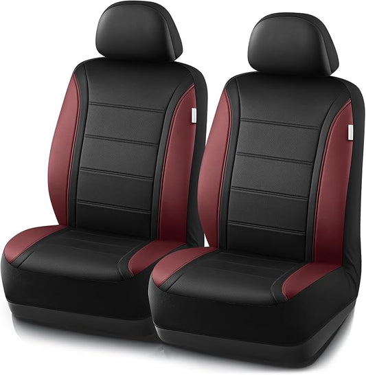 Road Comforts Leather Seat Covers, Breathable Car Seat Covers Front Seat by RoadComforts