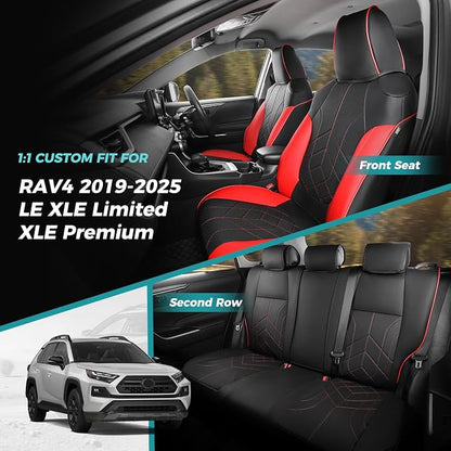 for Toyota RAV4 Seat Covers 2019 2020 2021 2022 2023 2024 2025 RAV 4 LE XLE - Image 7