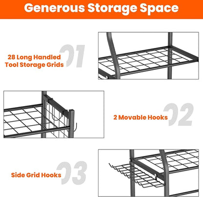 Ultrawall Garden Tool Organizer, Yard Tool Storage Stand - Image 3