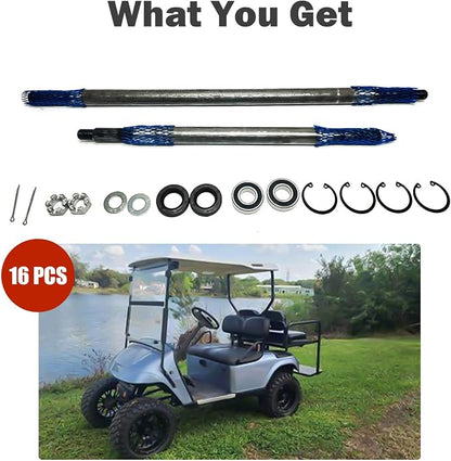 LOSTAR Golf Cart Driver/Passenger Side Rear Axle Shaft - Image 6
