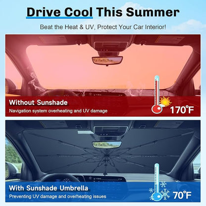SXCY for 2025 Chevrolet Equinox Windshield Umbrella Sunshade for 2025 Chevy - Image 7
