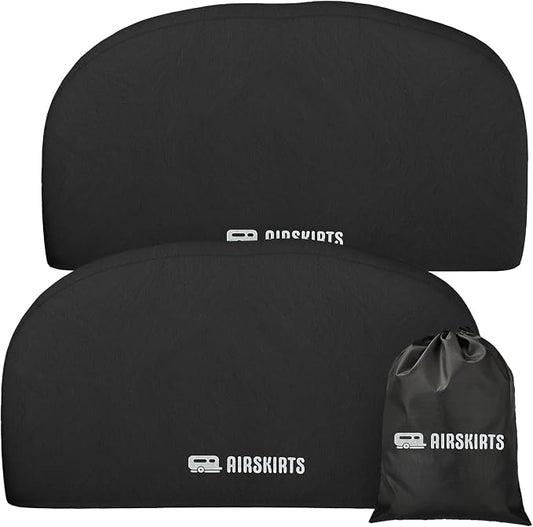 Dual-Axle RV Trailer Tire Covers by AirSkirts
