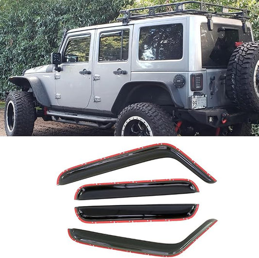 194249 Side Window Visors Wind Vent Deflector fit by STARTSHIP