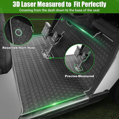 EZGO TXT Golf Cart Full Coverage Floor Liner Mat, fits EZGO TXT, Express S4 - Image 3
