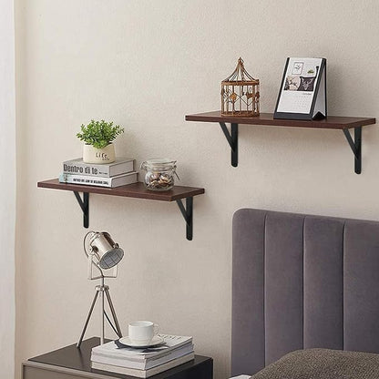 24 Pack L6 x H 4" Black Heavy Duty Shelf Brackets - Image 7