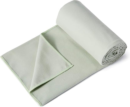Amazon Basics Camping and Hiking Towel, Microfiber Towel, Fog Green by AmazonBasics