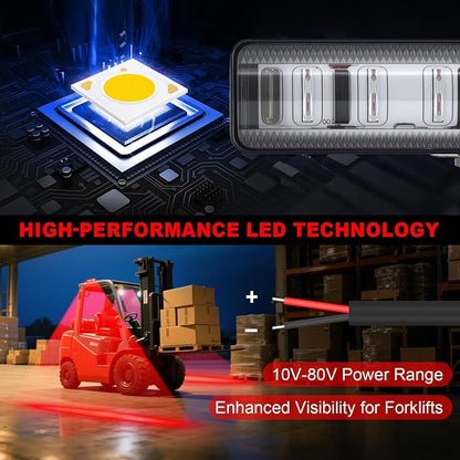LED Forklift Safety Light Red for AGV Automated Guided Vehicle, Forklift Truck - Image 5