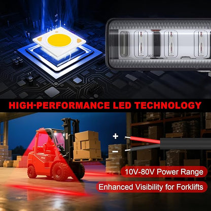 LED Forklift Safety Light Red for AGV Automated Guided Vehicle, Forklift Truck - Image 5