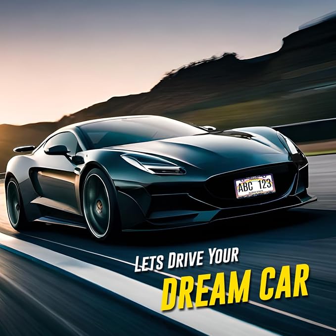 Moon Phase License Plate Frame Mountain Night Stars License Plate Holder Front - Image 5